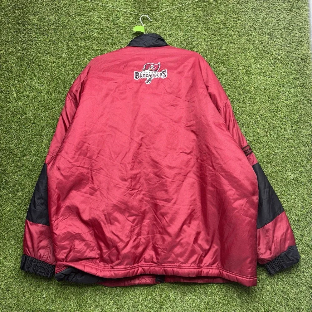 Vintage Pro Player Tampa Bay Buccaneers Jacket Mens 2XL Red Black NFL Football